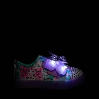 Skechers Twinkle Toes Shuffle Brights Butterfly Magic Sneaker - Little Kid