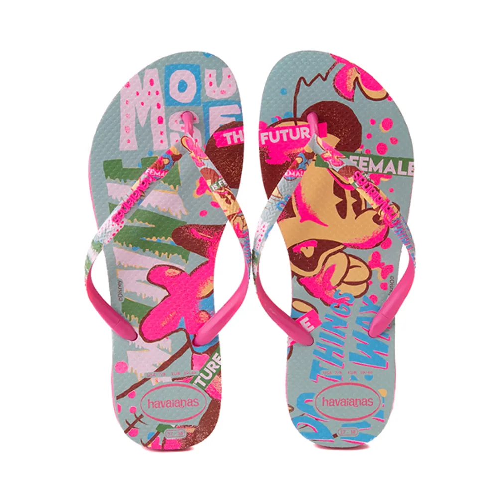 schoolbord Kwaadaardig Watt Havaianas Womens Havaianas Disney Slim Stylish Minnie Mouse Sandal | The  Shops at Willow Bend