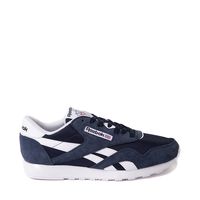 Mens Reebok Classic Athletic Shoe - Navy / White