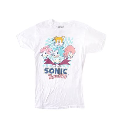 Mens Sonic The Hedgehog&trade Tee - White