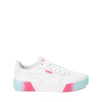 PUMA Carina 2.0 Fade Athletic Shoe - Little Kid / Big White Sunset Pink