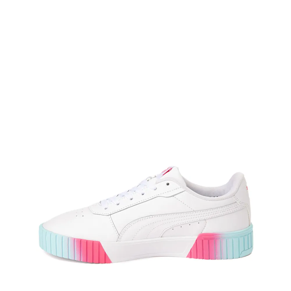 PUMA Carina 2.0 Fade Athletic Shoe - Little Kid / Big White Sunset Pink