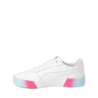 PUMA Carina 2.0 Fade Athletic Shoe - Little Kid / Big White Sunset Pink