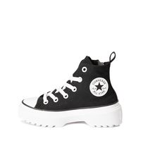 Converse Chuck Taylor All Star Lugged Lift Hi Sneaker - Little Kid Black / White