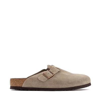 Mens Birkenstock Boston Soft Footbed Clog - Taupe
