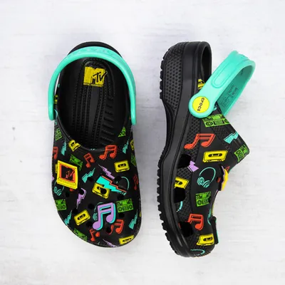 Crocs Classic MTV Clog - Little Kid / Big Kid - Black / Multicolor