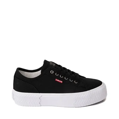 Womens Levi's Modern Lo Platform Casual Shoe - Black