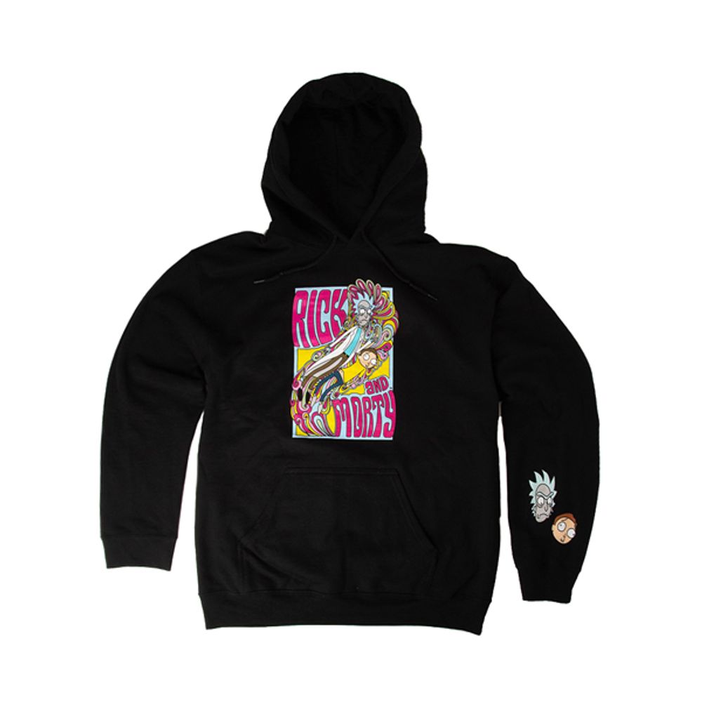 Womens Rick And Morty Hoodie - Black