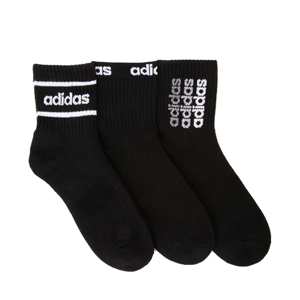 Adidas Womens Quarter Socks Pack - Black | Bridge Street Town Centre