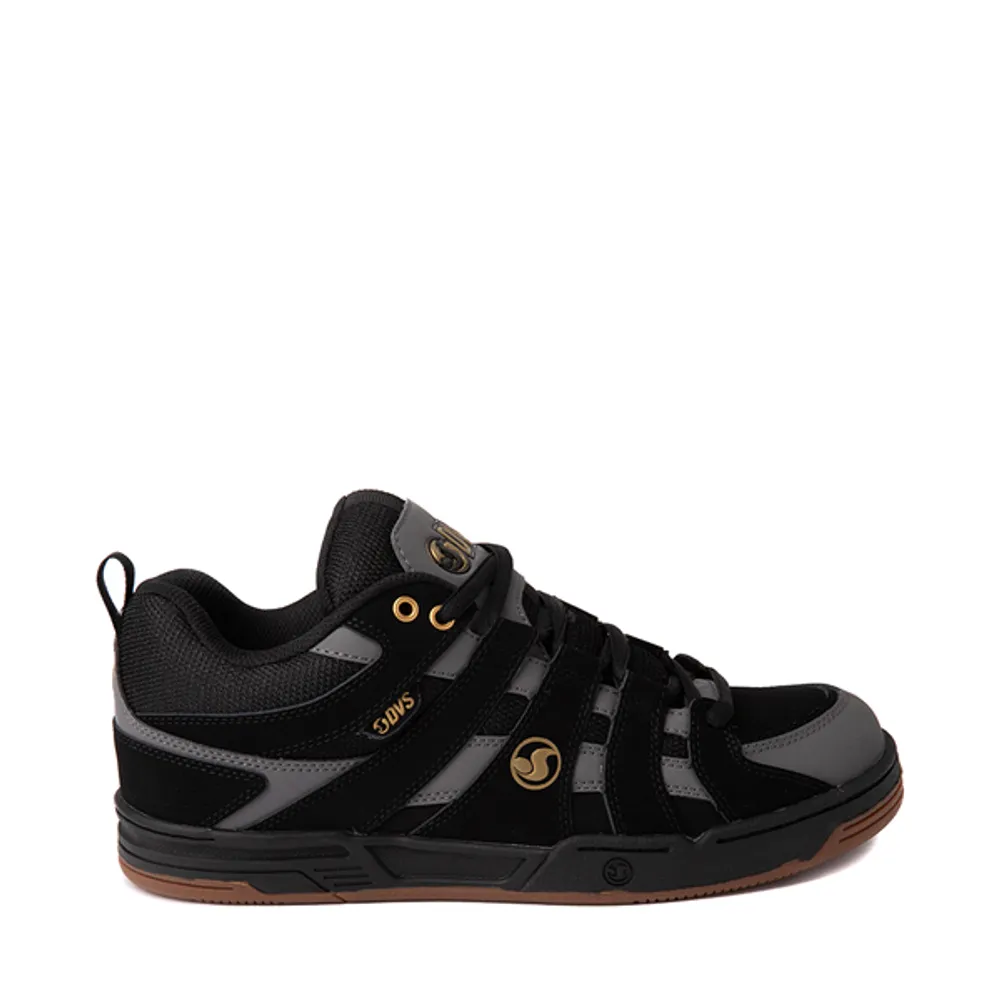 Mens DVS Primo Skate Shoe - Black / Charcoal Gold
