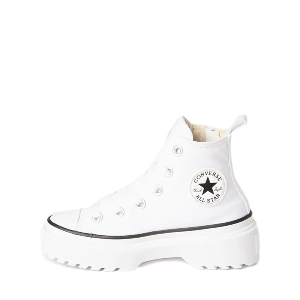 Converse Chuck Taylor All Star Lugged Lift Hi Sneaker - Little Kid - White
