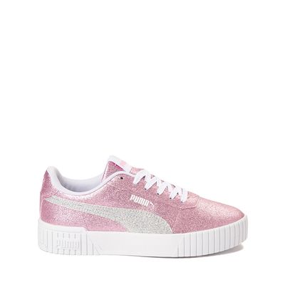PUMA Carina 2.0 Glitter Athletic Shoe - Little Kid / Big Pale Pink