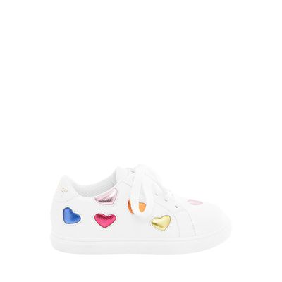 Kurt Geiger Mini Laney Love Sneaker - Toddler White / Rainbow