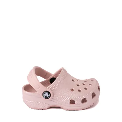 Crocs Littles&trade Shimmer Clog - Baby - Pink Clay
