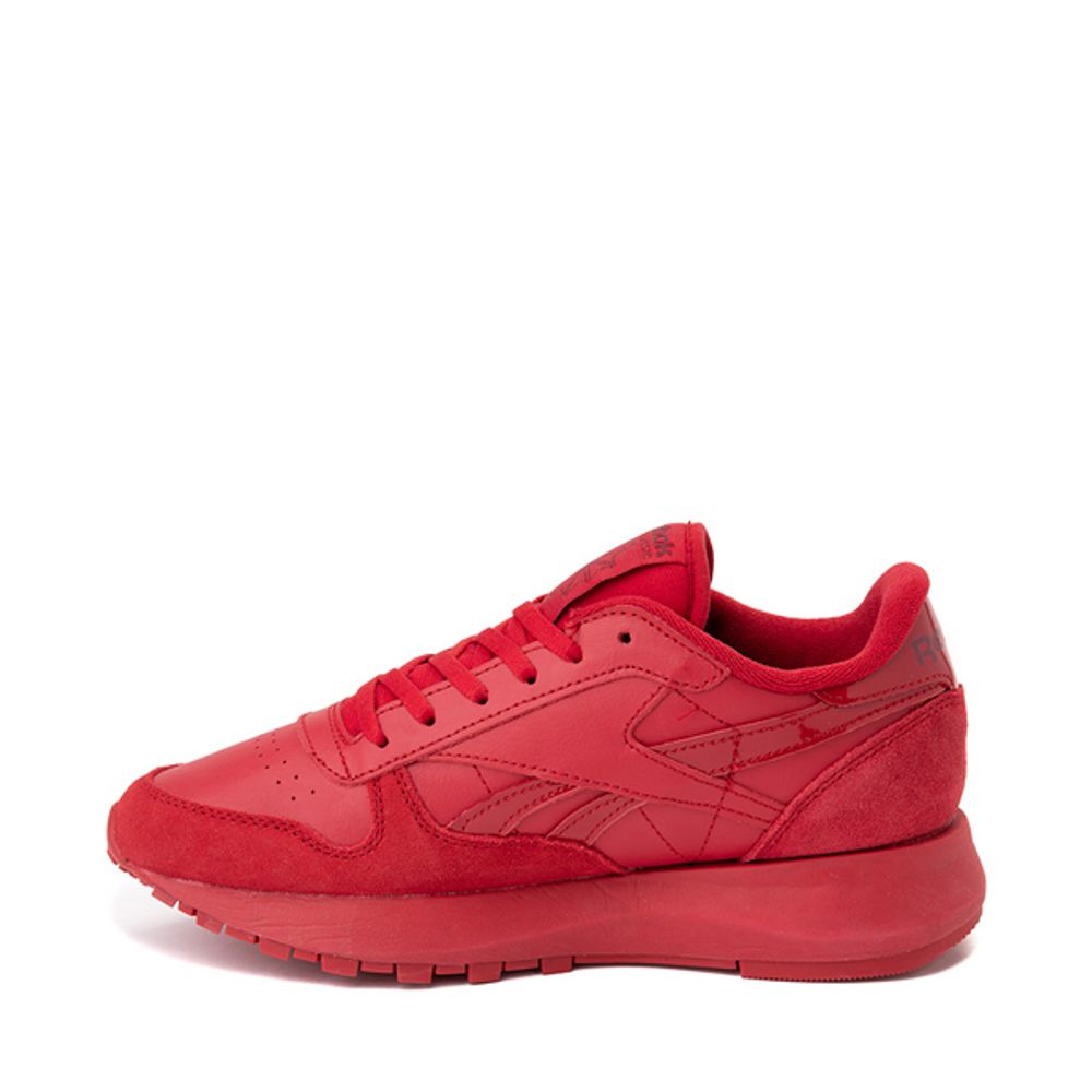 Womens Reebok Classic Leather SP Athletic Shoe - Flash Red / Burgundy