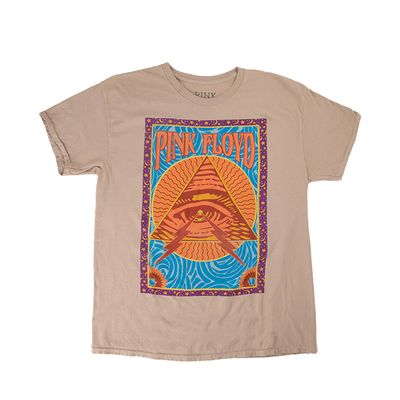 Womens Pink Floyd Tee - Beige