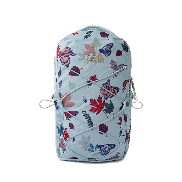 The North Face Women\'s Backpack - Navy and Floral The North Face | Bags | Northface Floral Blue Backpack  main image 2