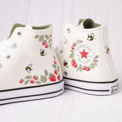 Converse Chuck Taylor All Star Hi Berries and Bees Sneaker - Little Kid Natural