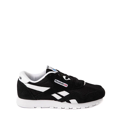 Reebok Classic Nylon Athletic Shoe - Big Kid Black / White