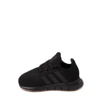 adidas Swift Run 1.0 Athletic Shoe - Baby / Toddler - Black / Gum