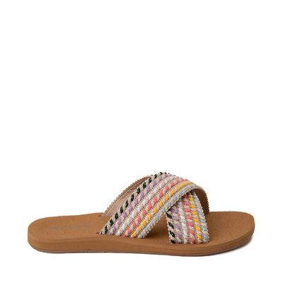 Womens Roxy Lyla Slide Sandal - Multicolor