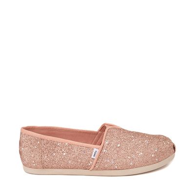 Womens TOMS Classic Glimmer Slip On Casual Shoe