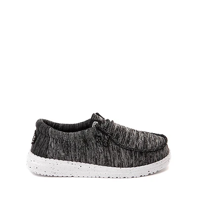 HEYDUDE Wally Casual Shoe - Little Kid / Big Black White