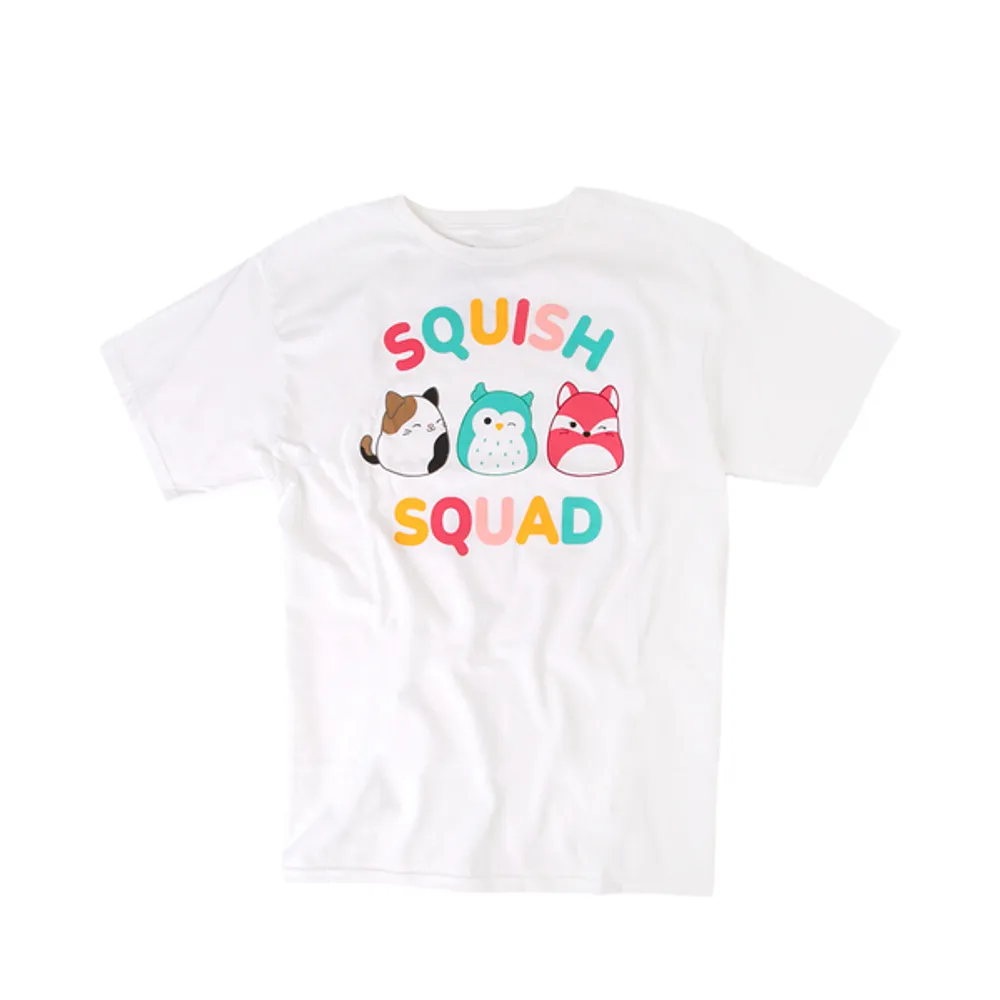 Squishmallows Squish Squad Tee - Little Kid / Big White
