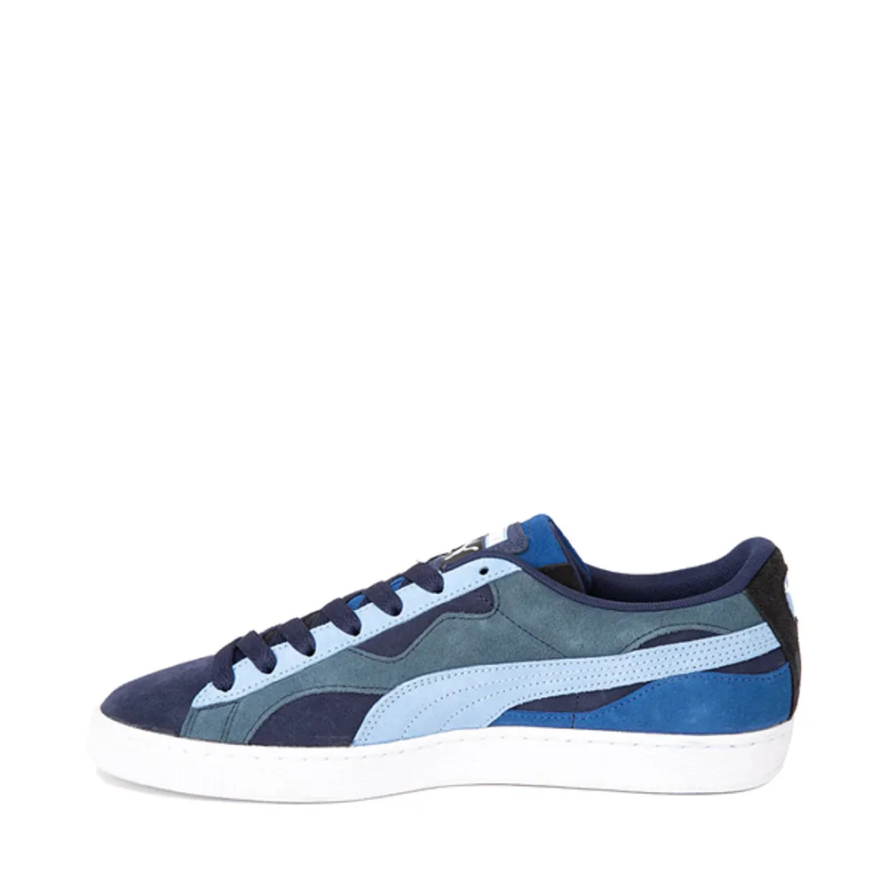 Mens PUMA Suede Camowave Athletic Shoe - Navy / Clyde Royal Daydream