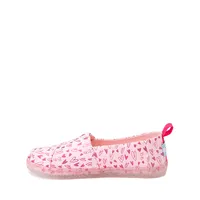TOMS Alpargata Slip-On Casual Shoe - Little Kid / Big Pink Hearts