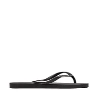 Womens Havaianas Slim Square Flip-Flop - Black