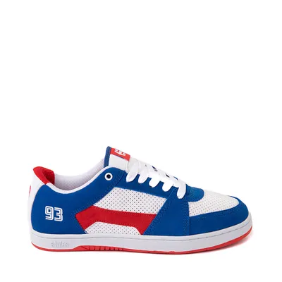 Mens etnies MC Rap Lo Skate Shoe - Red / White Blue