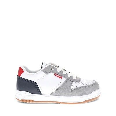 Levi's Drive Lo Casual Shoe - Big Kid White / Gray Navy Red
