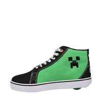 Mens Heelys x Minecraft Racer 20 Mid Skate Shoe - Black / Green