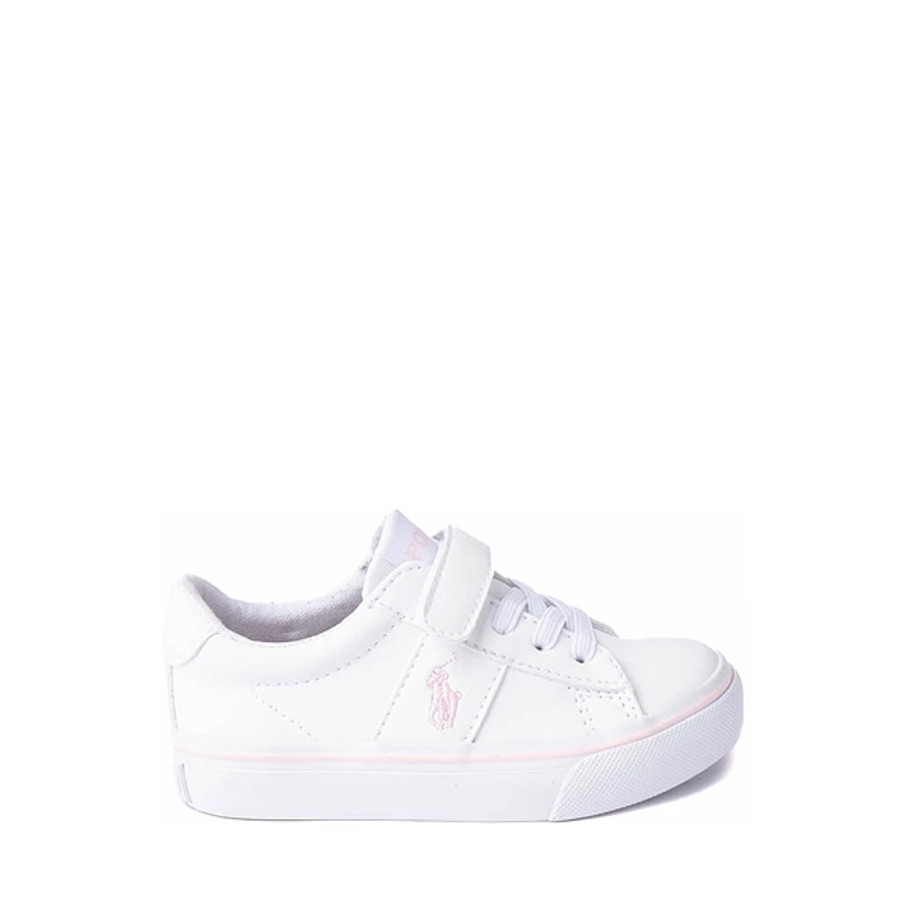 Sayer PS Sneaker by Polo Ralph Lauren - Baby / Toddler - White / Light Pink