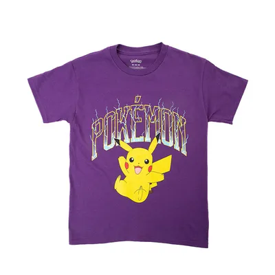 Pokémon Pikachu Tee - Little Kid / Big Kid - Purple