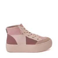 Womens Rocket Dog Flair Patchwork Platform Casual Shoe - Pink