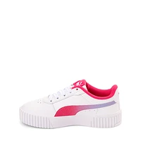 PUMA Carina 2.0 Jelly Fade Athletic Shoe - Big Kid White / Pink Intense Lavender