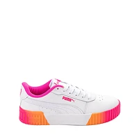 PUMA Carina 2.0 Popsicle Fade Athletic Shoe - Big Kid White / Ravish