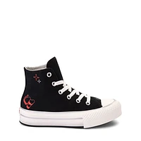 Converse Chuck Taylor All Star Hi Lift BEMY2K Sneaker - Big Kid Black / Vintage White Fever Dream