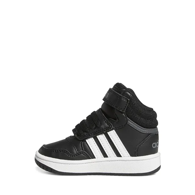 adidas Hoops Mid 3.0 Athletic Shoe - Little Kid / Big Kid - Core Black /  Cloud White