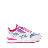 Reebok x My Little Pony Zipp Storm Classic Leather Step 'n' Flash Athletic Shoe - Kid White / Crystal Blue Pink