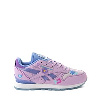 Reebok x My Little Pony Izzy Moonbow Classic Leather Step 'n' Flash Athletic Shoe - Little Kid - Purple / Crystal Blue