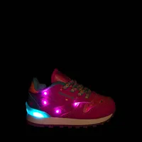 Reebok x My Little Pony Sunny Starscout Classic Leather Step 'n' Flash Athletic Shoe - Baby / Toddler Laser Pink Teal