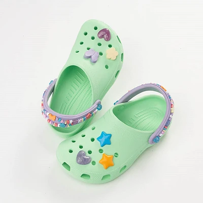 Crocs Classic Summer Camp Clog - Little Kid / Big Neo Mint