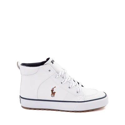 Jaxson Hi-Top Sneaker by Polo Ralph Lauren - Little Kid White