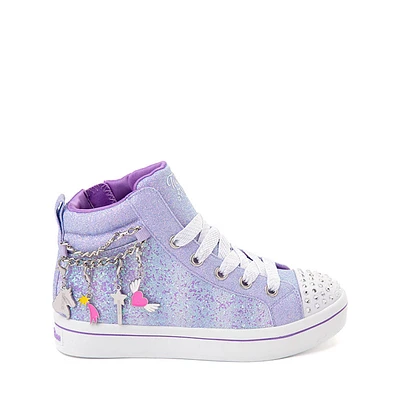 Skechers Twinkle Toes Twi-Lites Twinkle Charm Glitz Sneaker - Little Kid - Purple