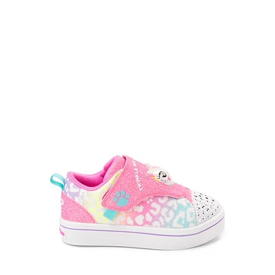 Skechers Twi-Lites Twinkle Pets Glitter Cat Sneaker - Toddler / Little Kid Pink