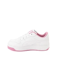 PUMA Carina Street Floral Athletic Shoe - Little Kid / Big Kid - PUMA White / Mauved Out