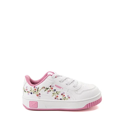 PUMA Carina Street Floral Athletic Shoe - Baby / Toddler - PUMA White / Mauved Out